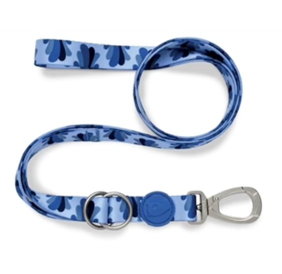 Morso Hundeleine Verstellbar Recycelt Splash Blau